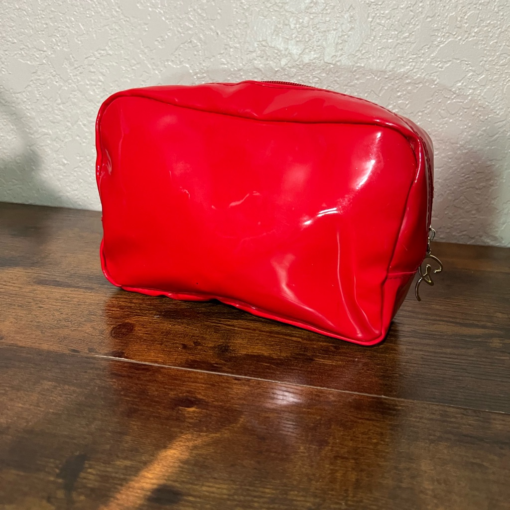 Christian Lacroix Red Cosmetic Bag Christian